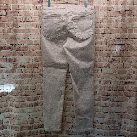 POPSUGAR Leopard Print Skinny Jeans Size 8 - Picture 6 of 12